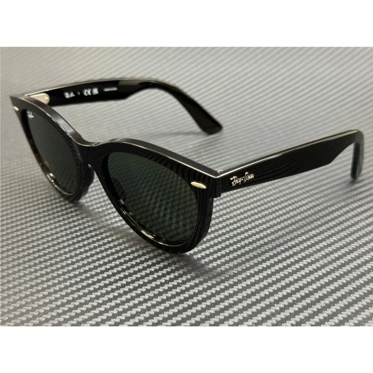 Ray Ban RB2241 901 31 Black Green Unisex 54 mm Sunglasses