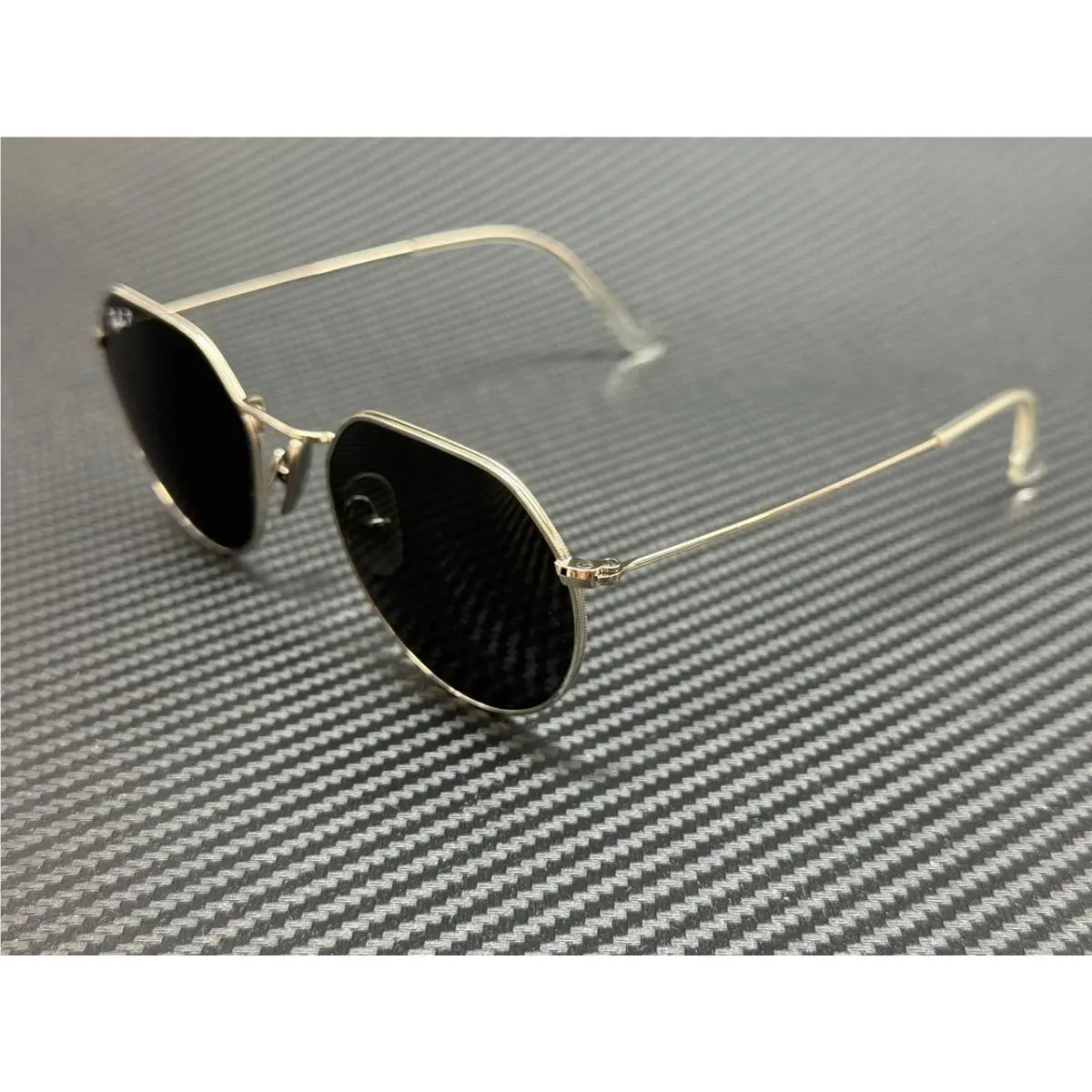 Ray Ban RB8165 920948 Silver Black Polarized Titanium Unisex 53 mm Sunglasses