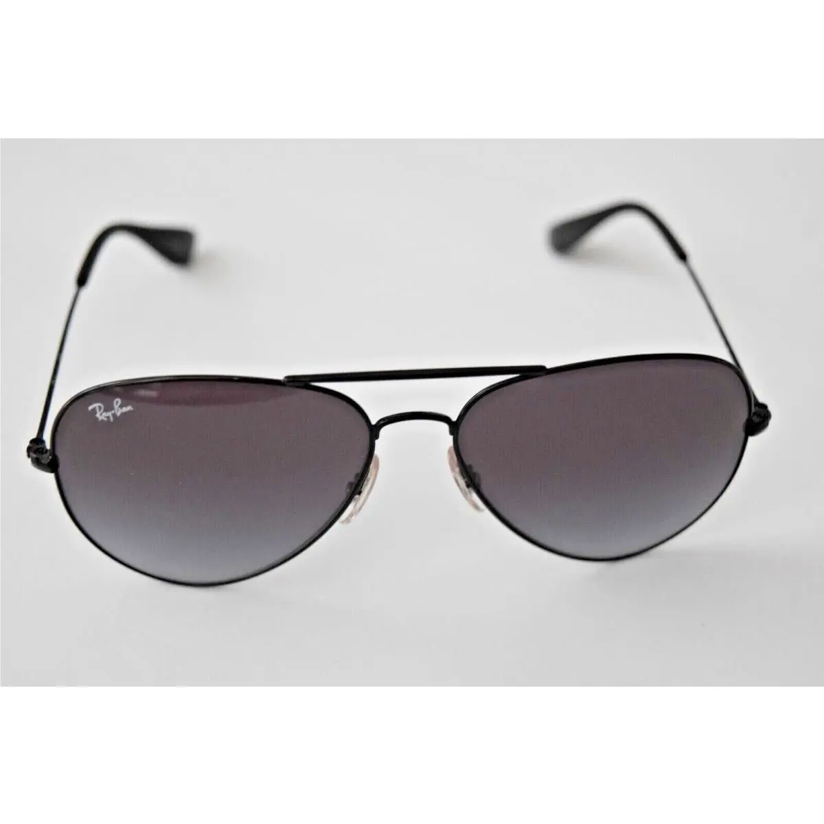 Ray-ban Aviator Black Gray RB3558 002/8G 58-14-140 Sunglasses