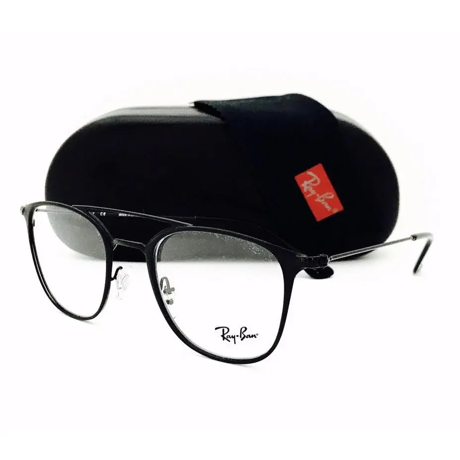 Ray Ban Eyeglasses RB 6377 2904 Black / Matte Black 48•21•140 with Case