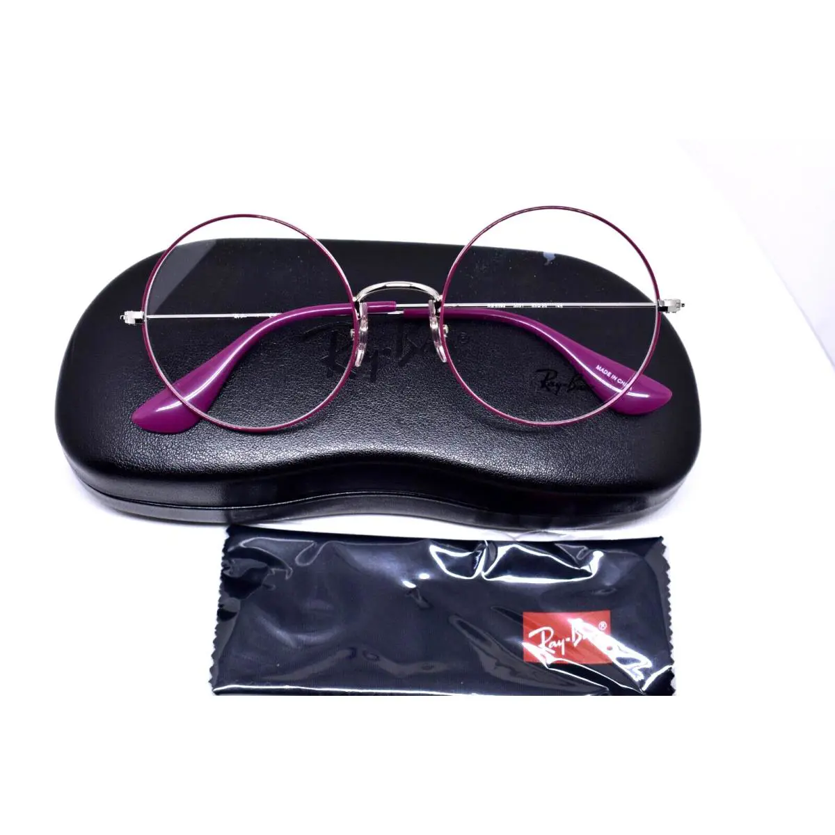 Ray-ban Eyeglasses Rx Purple Round Frame ZQ-9008
