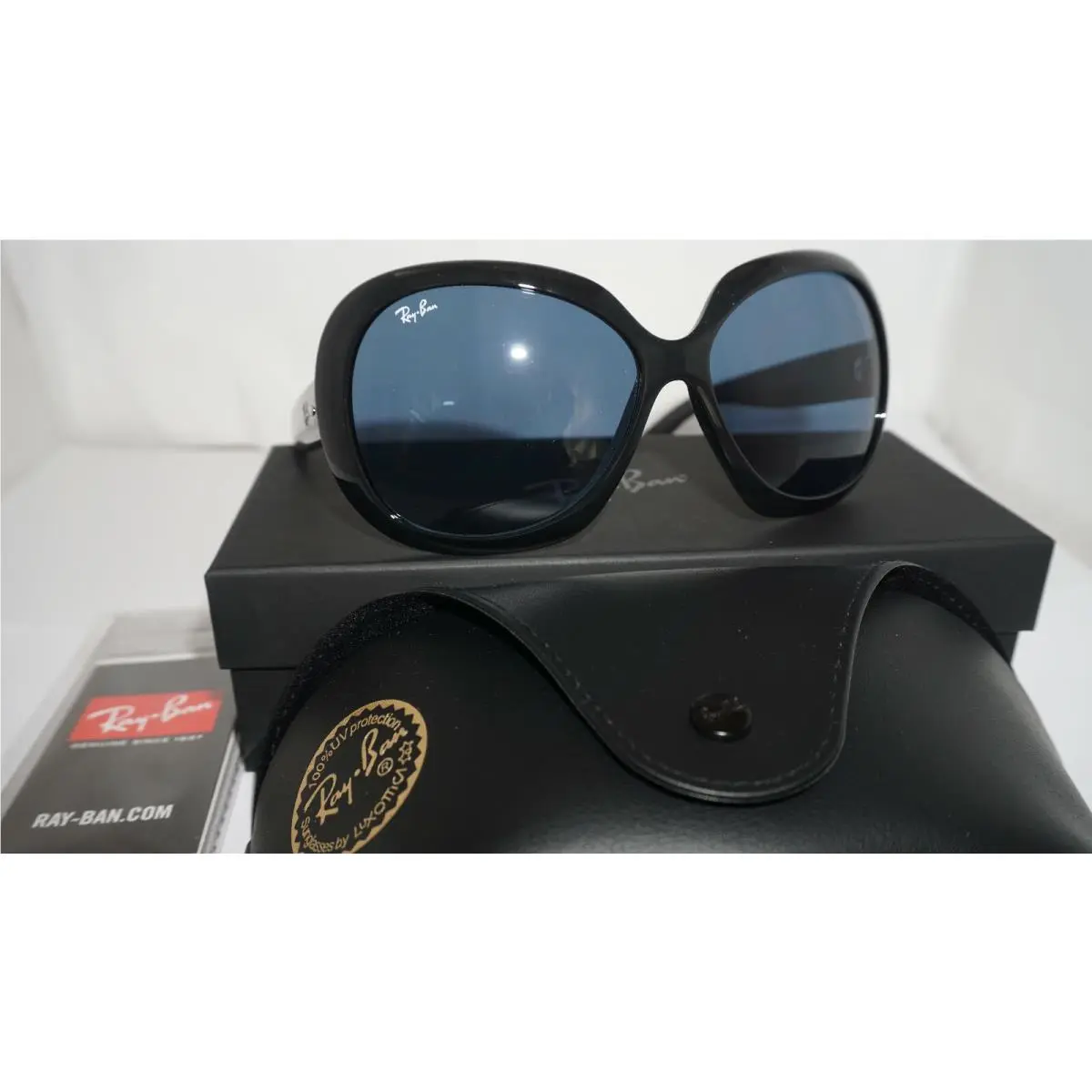 Ray Ban Sunglasses Jackie Ohh Limited Editio Black Blue RB4098 601/80 60 135
