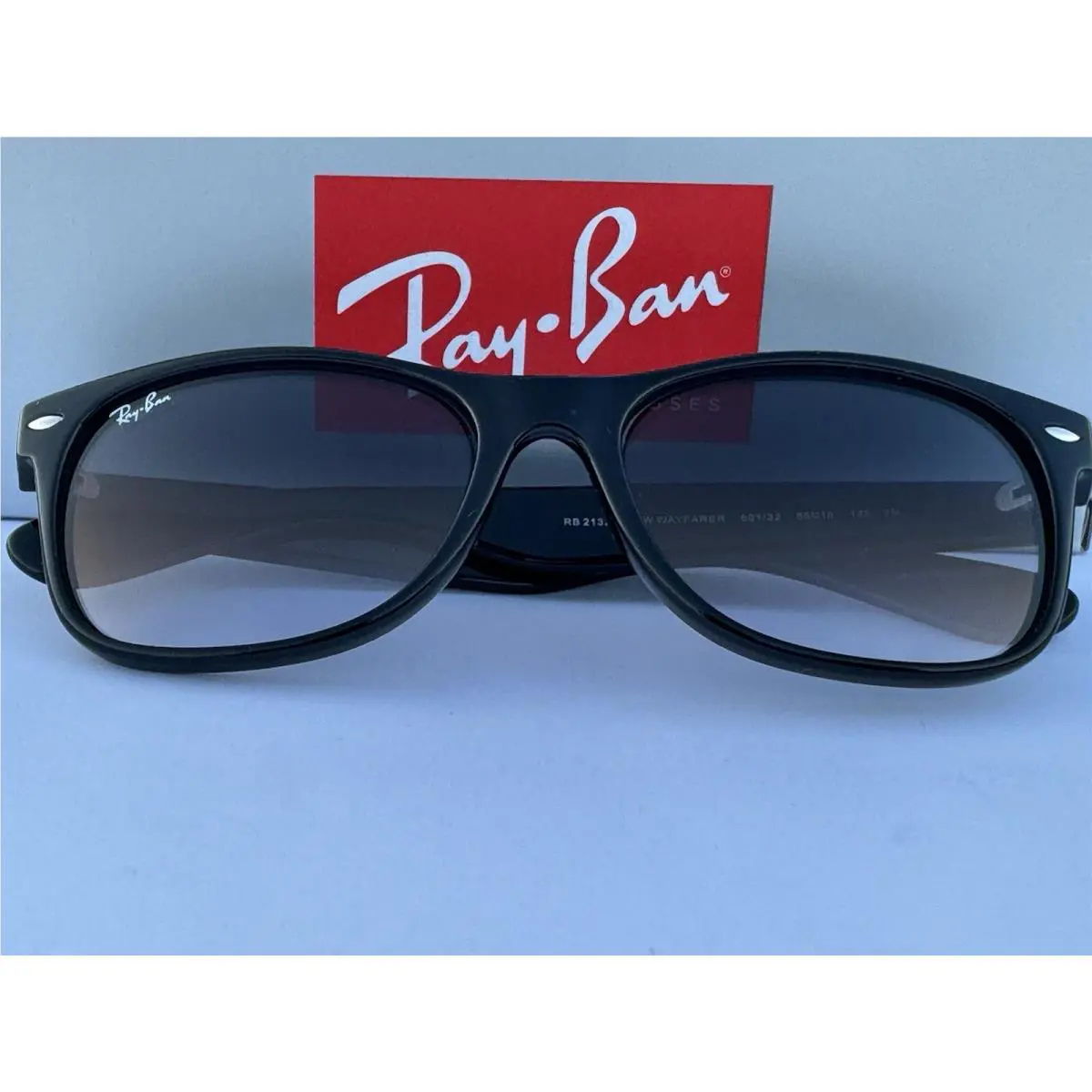 Ray-ban New Wayfarer RB2132 Wayfarer 601/32 2N Gradient Grey 55mm Sunglasses