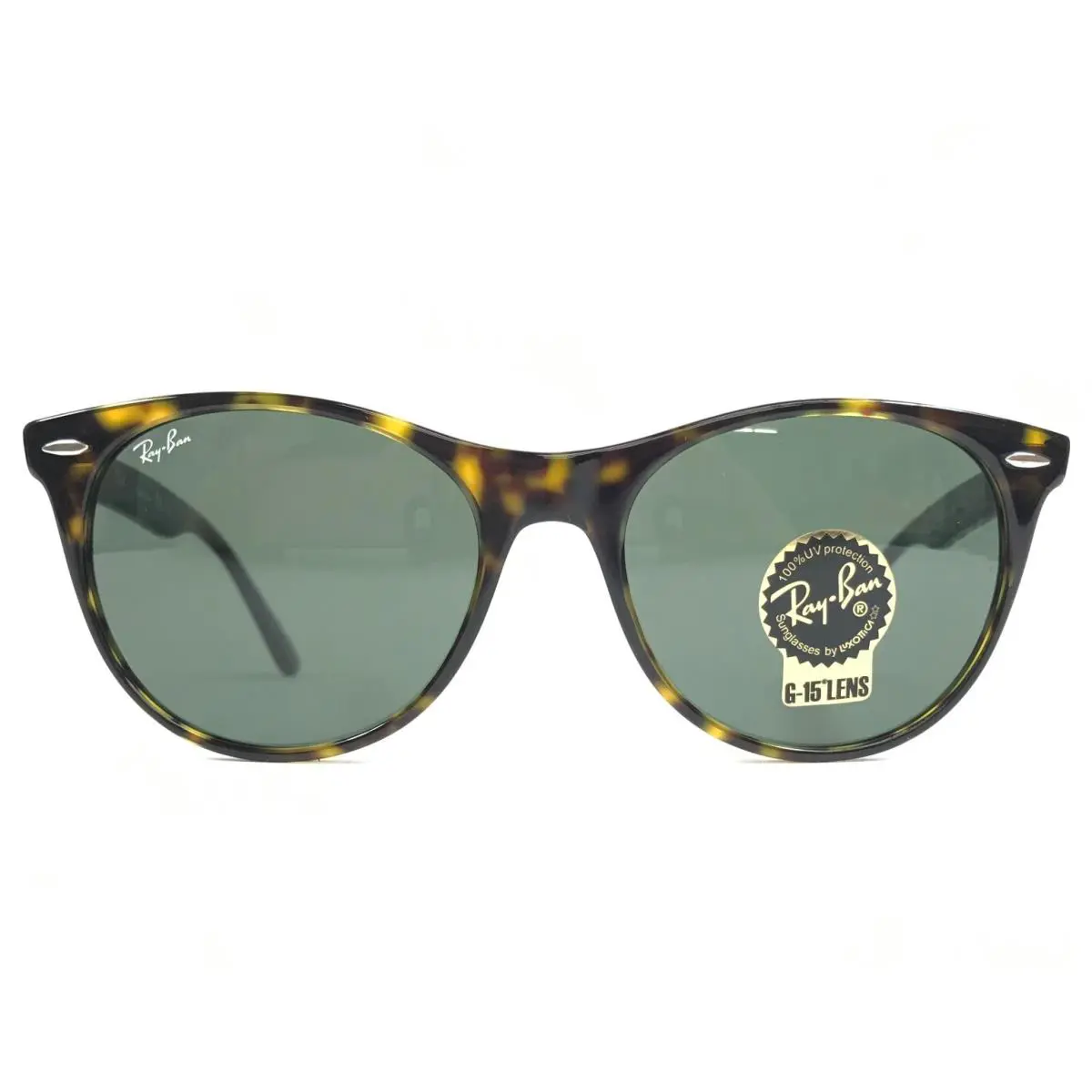 Ray-ban Sunglasses RB2185 Wayfarer II 902/31 Shiny Tortoise w/ G-15 Green 55 mm