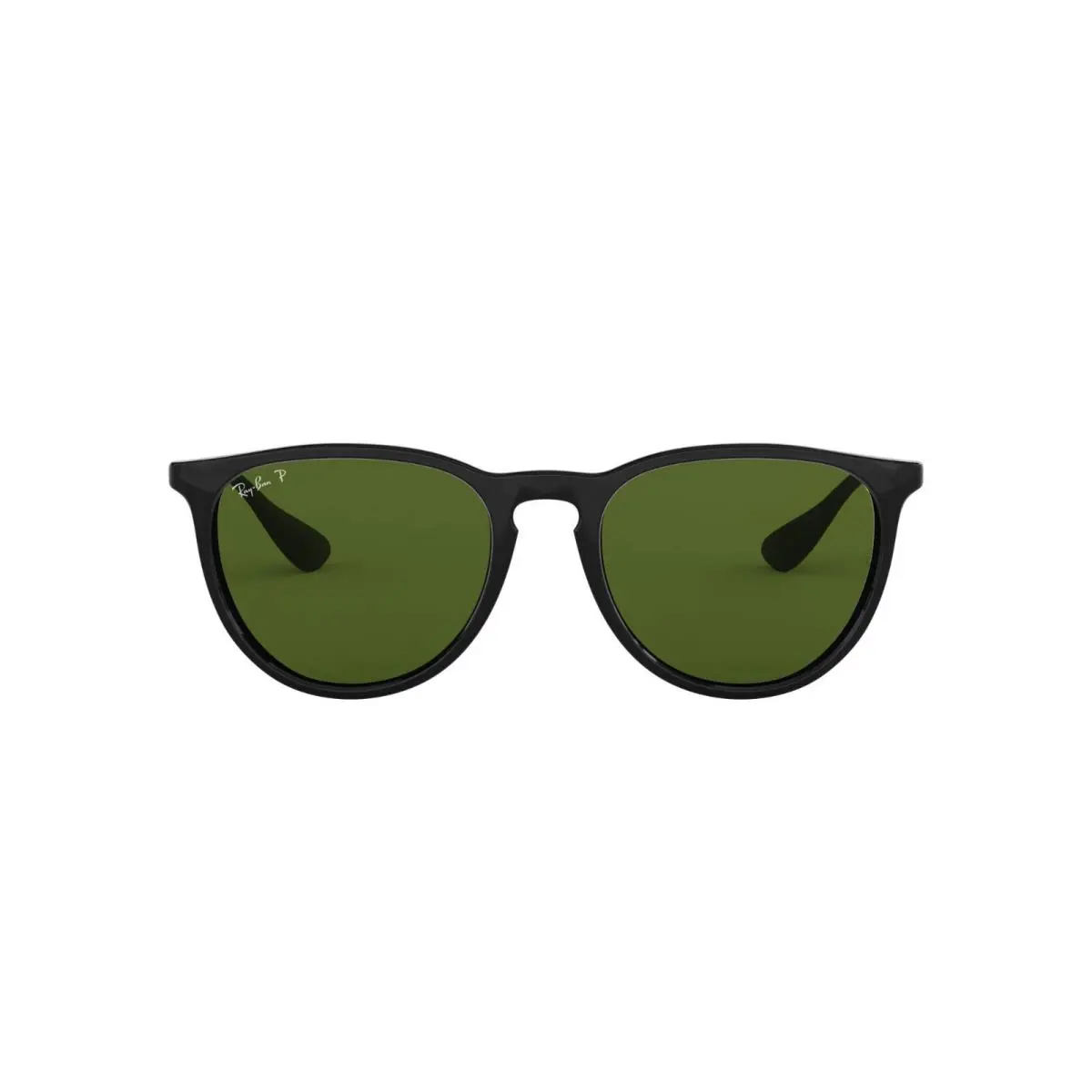 Ray-ban Designer Erika Sunglasses Black with Green Polarized Lens RB4171F