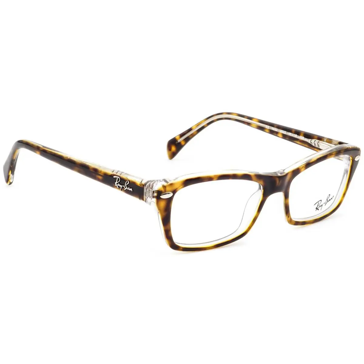 Ray-ban Kids` Eyeglasses RB1550 3602 Tortoise/clear Rectangular Frame 46 15 125 by Ray-Ban