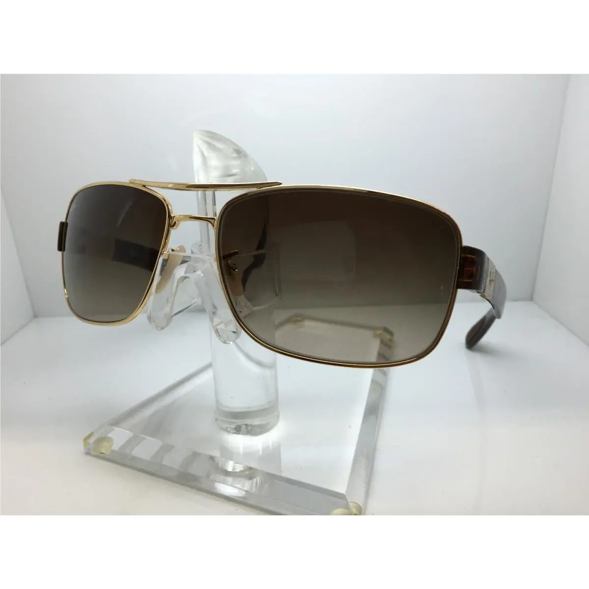 Rayban RB 3522 001/13 Ray Ban RB3522 64MM Gold/brown Gradient Lens