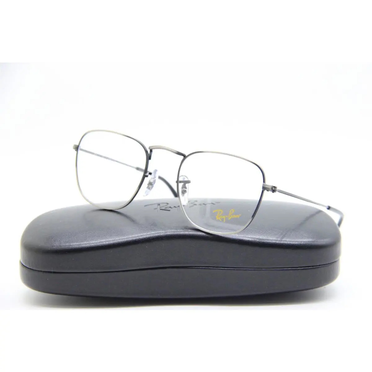 Ray-ban RB 3857V Frank 3118 Gunmetal Black Eyeglasses W/case 48-20 - Frame: GUNMETAL BLACK