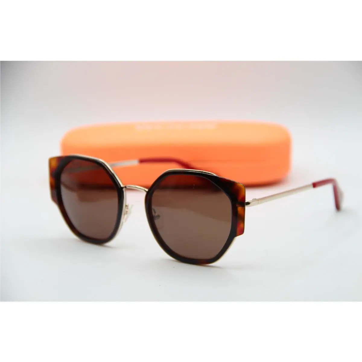 Ray-ban Woow Optical Super Edgy 2 Col 5031 Brown Sunglasses W/case 52-20