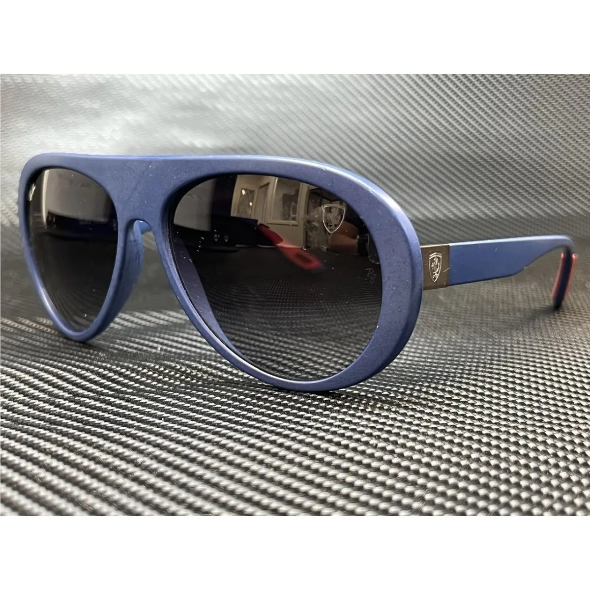 Ray Ban RB4310M F6048G Matte Dark Blue Pilot 59 mm Men`s Sunglasses