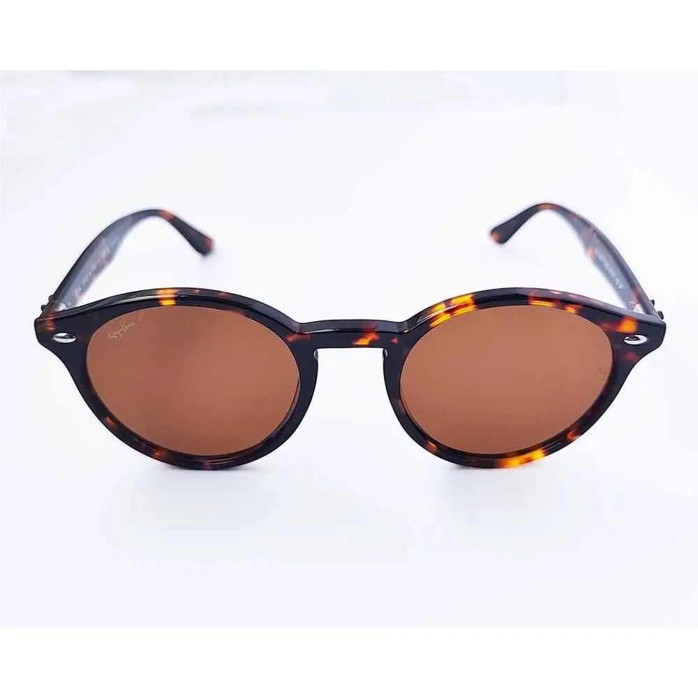 Ray-ban RB2180 Polished Light Havana Frame Polarized Brown Lens 49mm Unisex by Ray-Ban