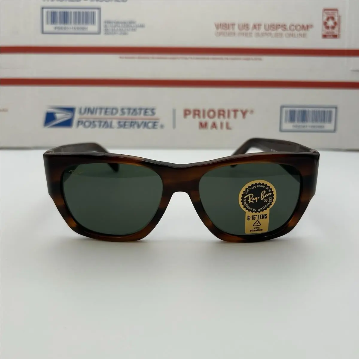 Ray Ban Nomad Legend Gold Striped Havana RB2187 954/31 54 140