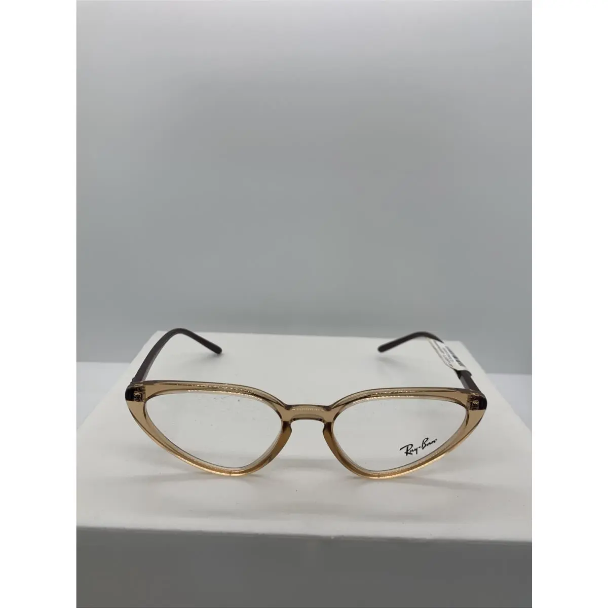 Ray Ban RX7188 Transparent Light Brown Eyeglasses Frame No Case 54-18-140 :A128