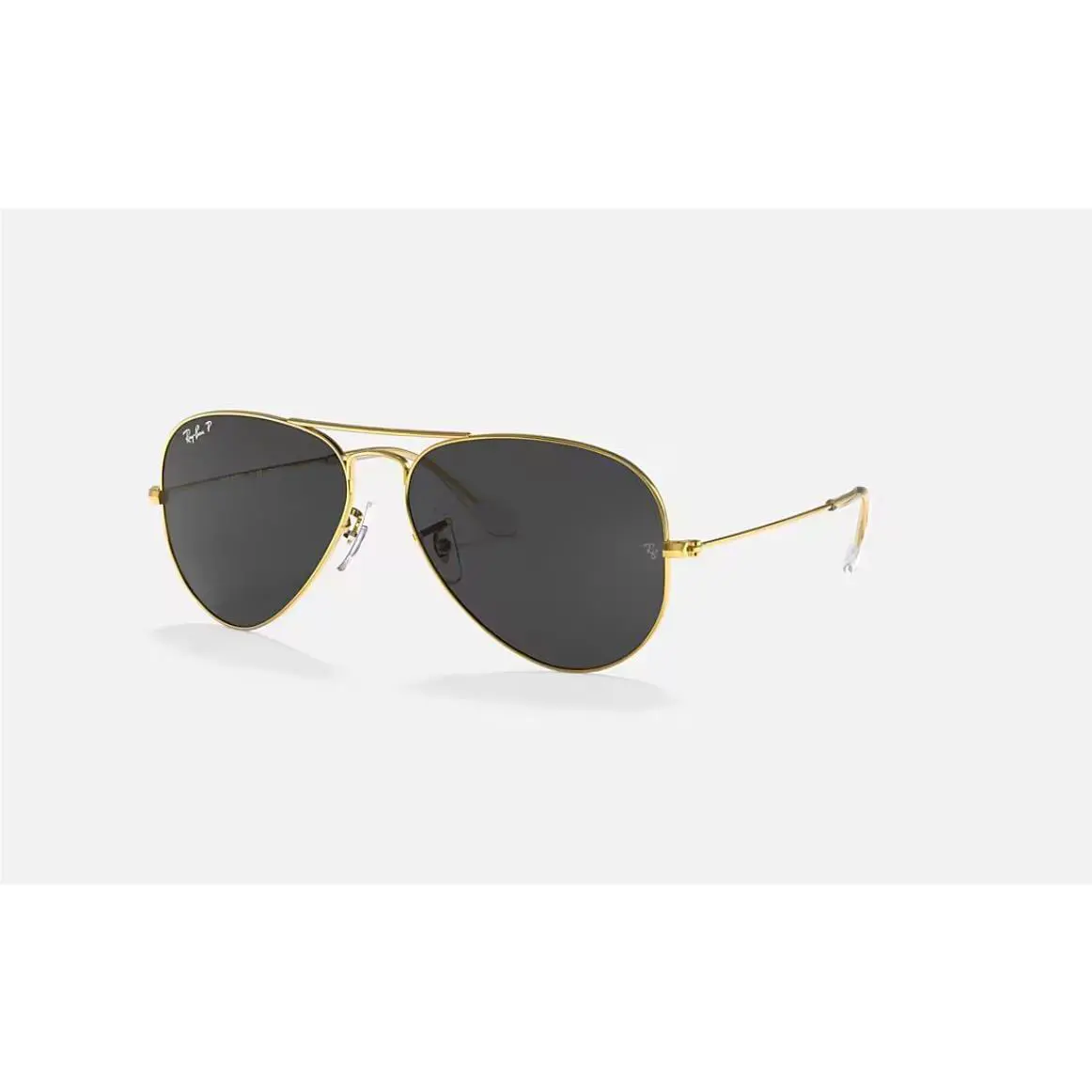 Ray-ban Aviator Classic Gold/black Polarized 58mm Sunglasses RB3025 919648 58-14
