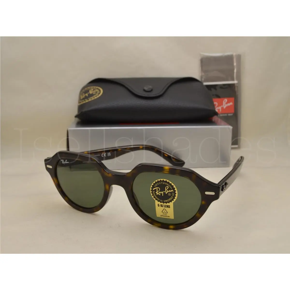 Ray Ban Gina RB4399-902/31 51 Havana with Green Lens