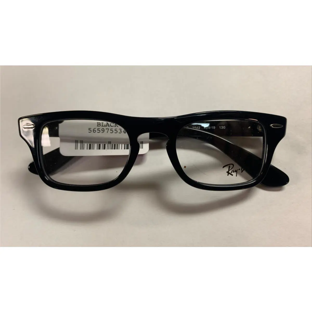 Ray-ban Junior RB9083V 3542 Black Kids Frame Eyeglasses Demo Lens 41-19-130