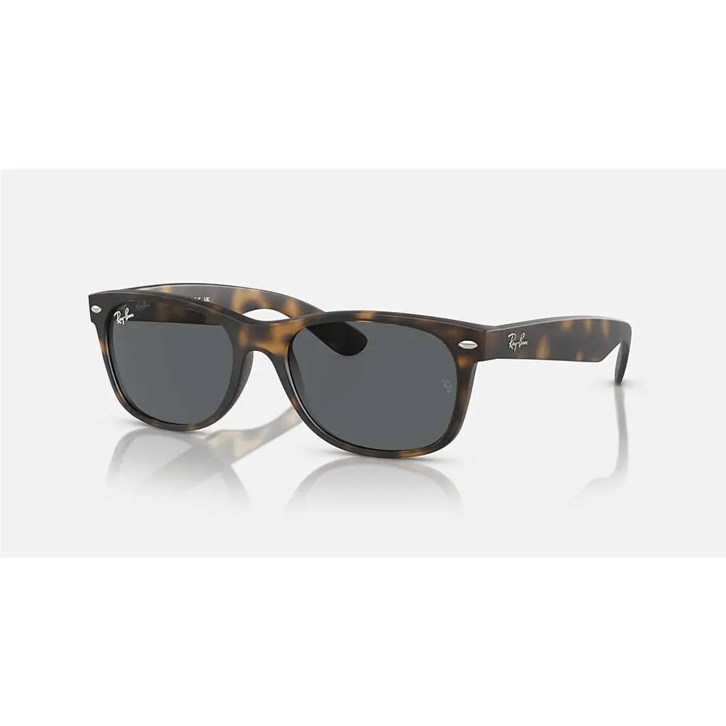 Ray-ban Wayfarer Matte Havana/dark Grey 55 mm Sunglasses RB2132 865/B1 55-18
