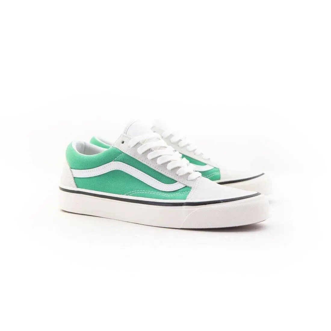 VN08G2R1X Vans Men Old Skool DX - Anaheim Factory White Green 8.0