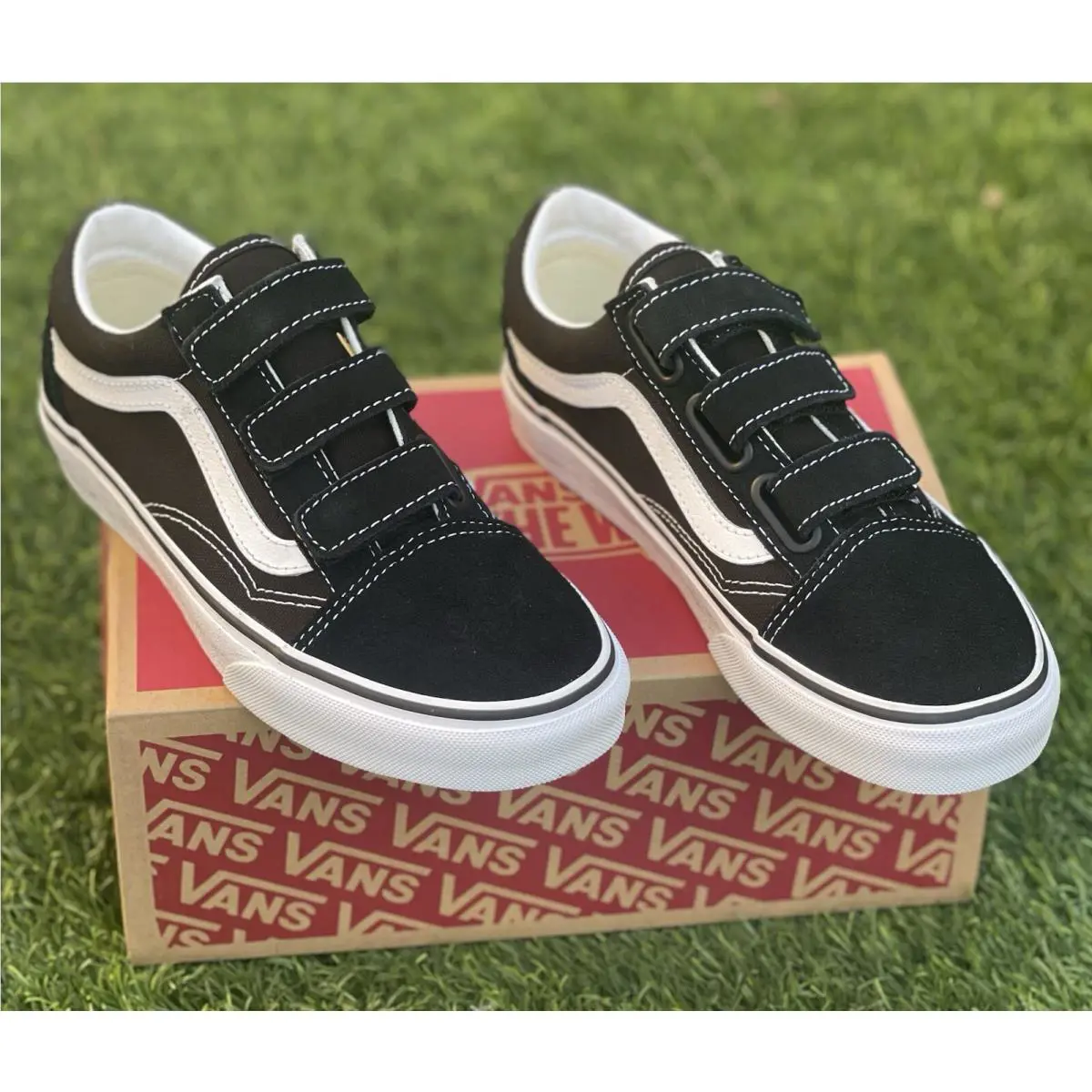 Vans shoes - VANS Old Skool - Old Skool - Black White 4