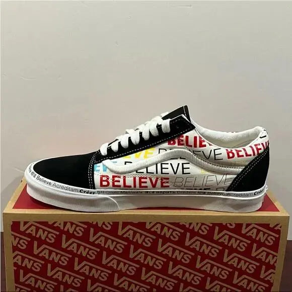 Vans shoes - Black, White, Multicoloured 5