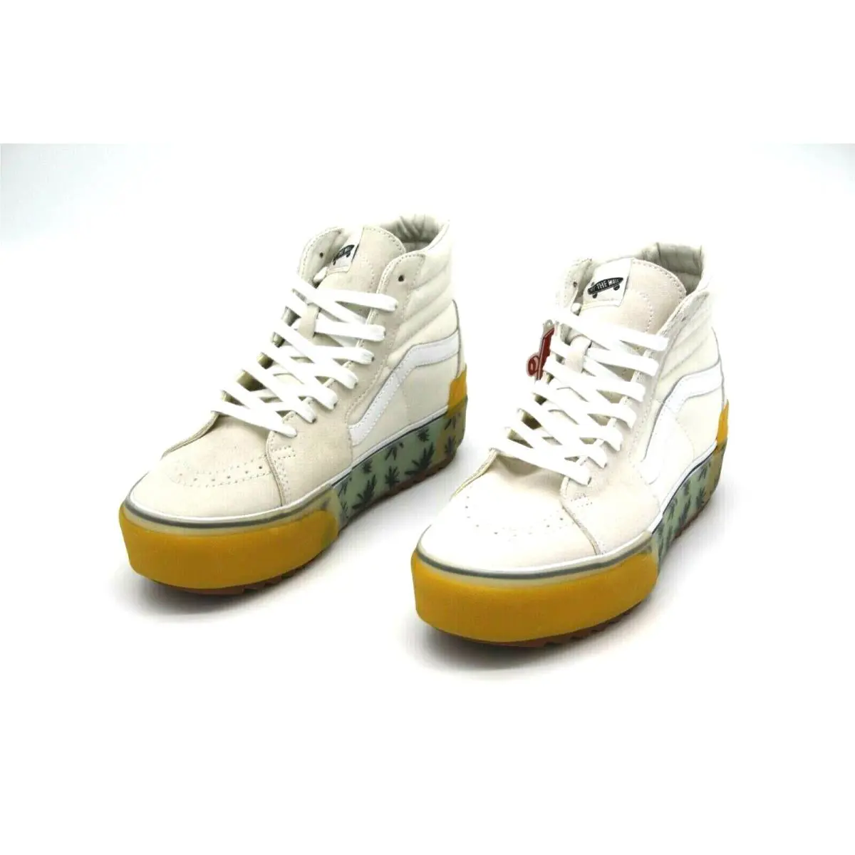 Vans shoes - VANS Sk8-Hi - VN0A4U4DXA6 - Palm Blue/Yellow/Marshmallow 2