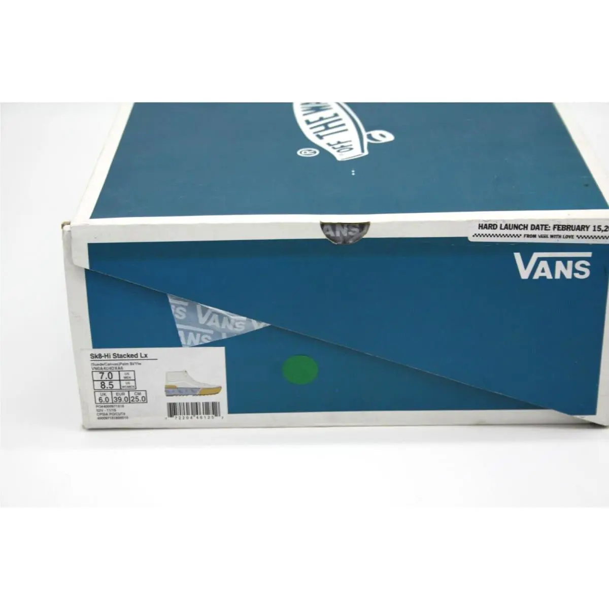 Vans shoes - VANS Sk8-Hi - VN0A4U4DXA6 - Palm Blue/Yellow/Marshmallow 7