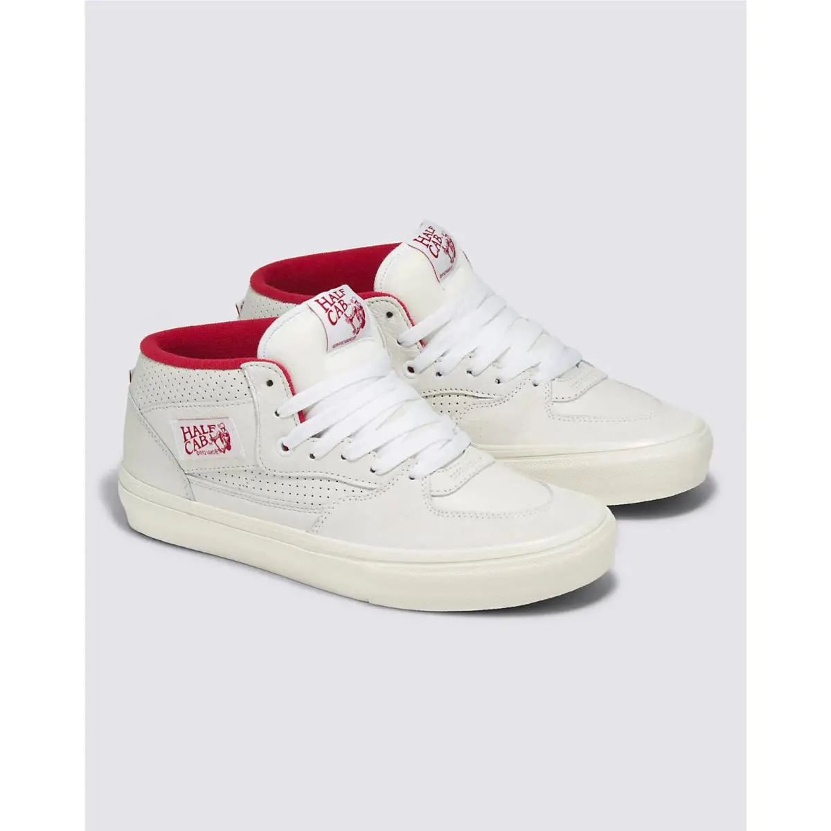 Vans shoes - VANS Half Cab - Half Cab - VN0A5FCDYF9 - White/Red 0