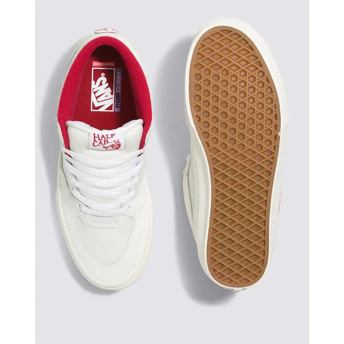 Vans shoes - VANS Half Cab - Half Cab - VN0A5FCDYF9 - White/Red 5