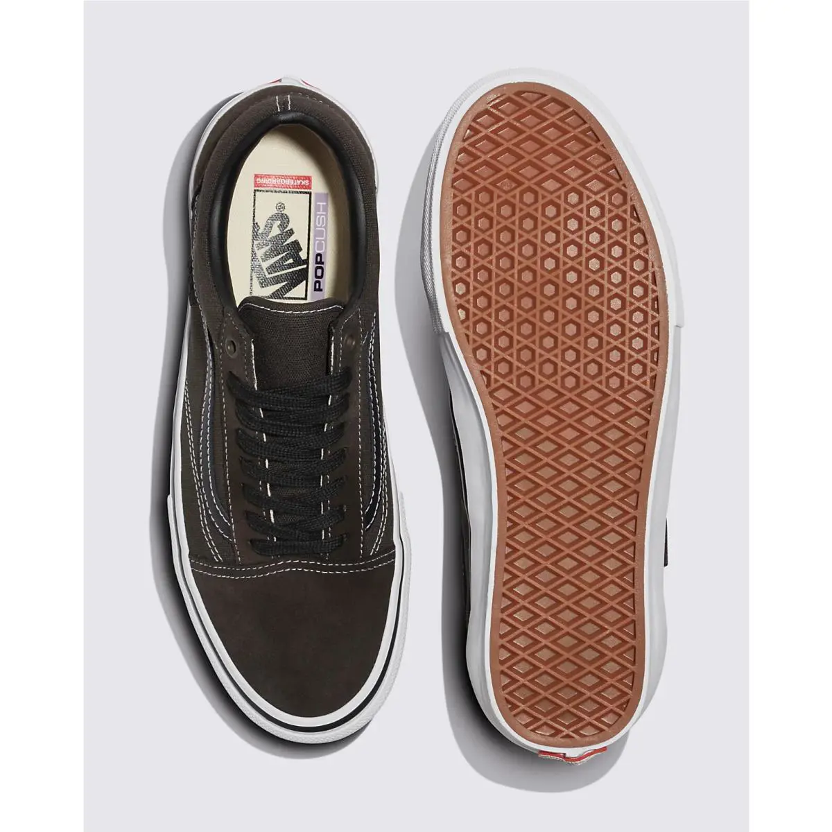 Vans shoes - VANS Old Skool - Old Skool - Chocolate Brown / White 1