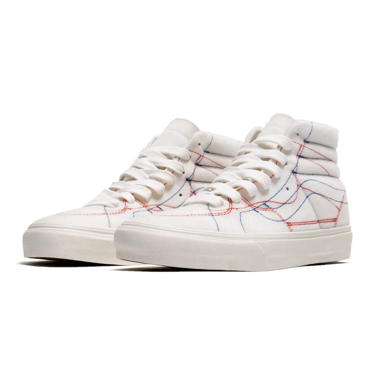 Vans shoes - VANS Sk8-Hi - VN0A4UX517O - Marshmallow/Multi-Color 0