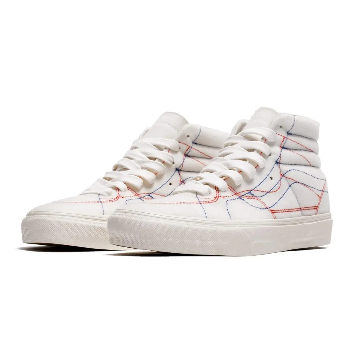 Vans shoes - VANS Sk8-Hi - VN0A4UX517O - Marshmallow/Multi-Color 9