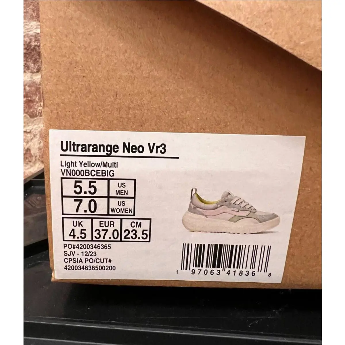 Vans shoes - VANS UltraRange - UltraRange - VN000BCEBIG - Yellow 4