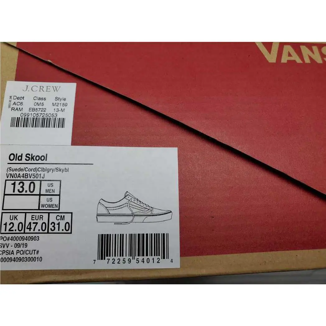 Vans shoes - OLD SKOOL - OLD SKOOL - Blue 12