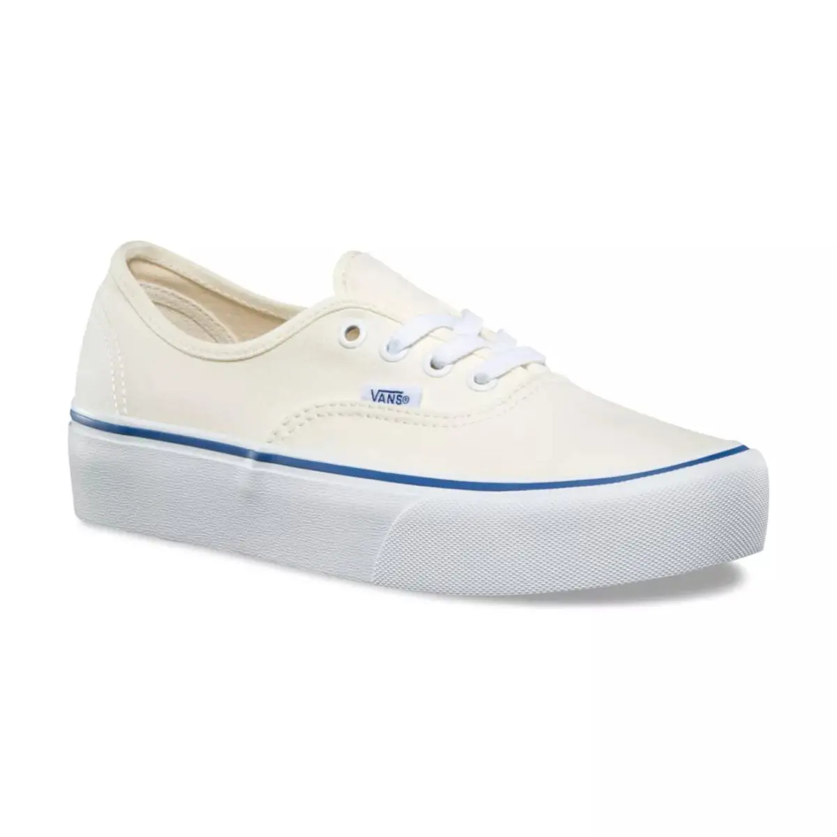 Vans Unisex Platform Classic White Athletic Skate Shoes - White