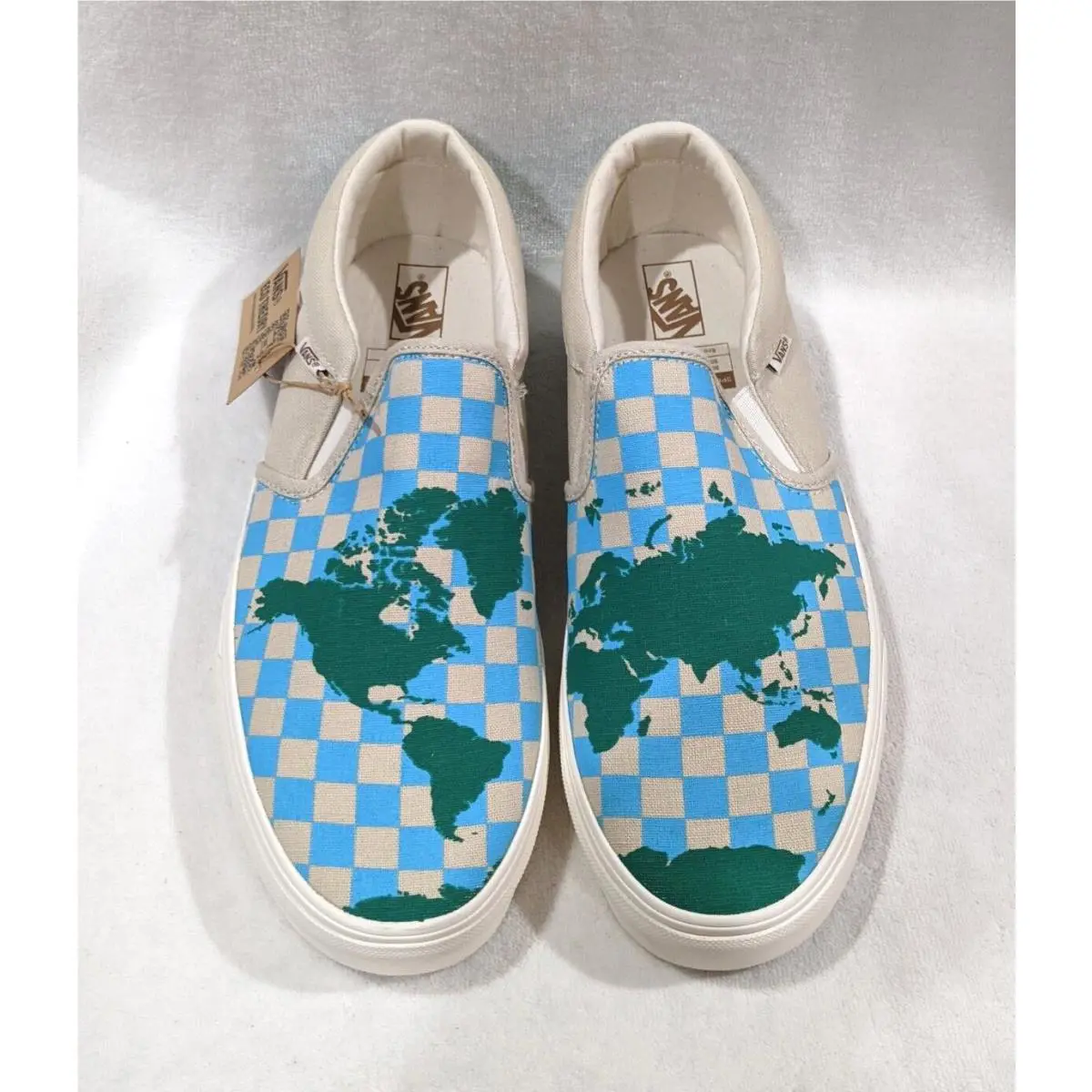 Vans shoes - Vans Asher - Asher - VN000SEQACB - Oatmeal/Multi 1