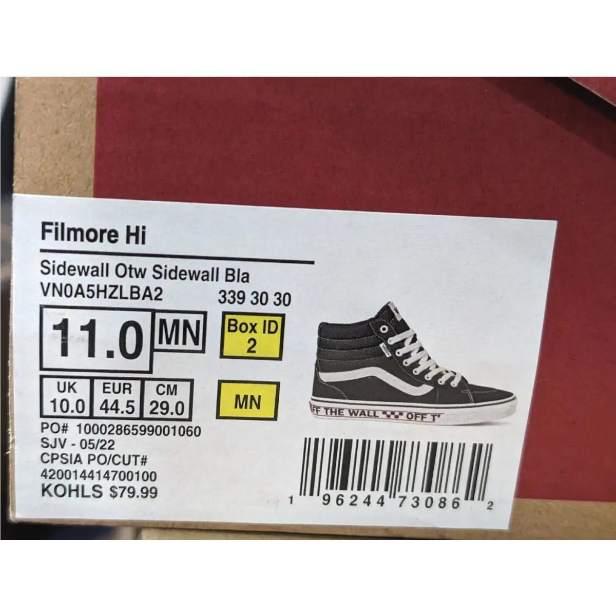 Vans shoes - VANS Filmore Hi - Filmore - VN0A5HZLBA2 - Black 14