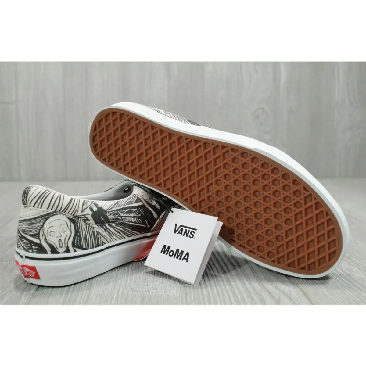 Vans shoes - MOMA The Scream Edward Munch Era - white 4