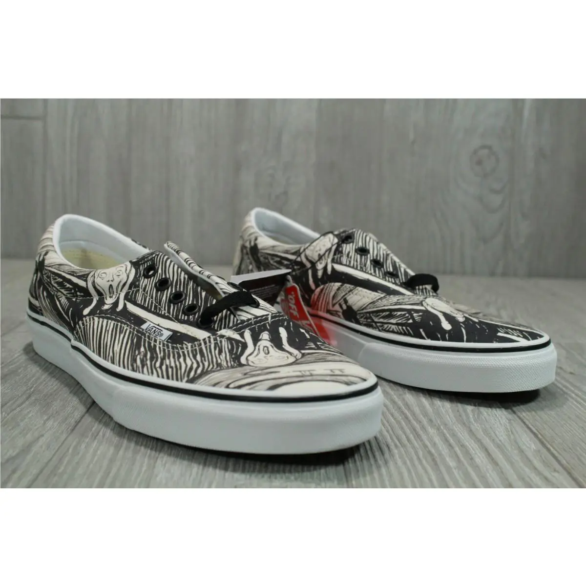 Vans shoes - MOMA The Scream Edward Munch Era - white 1