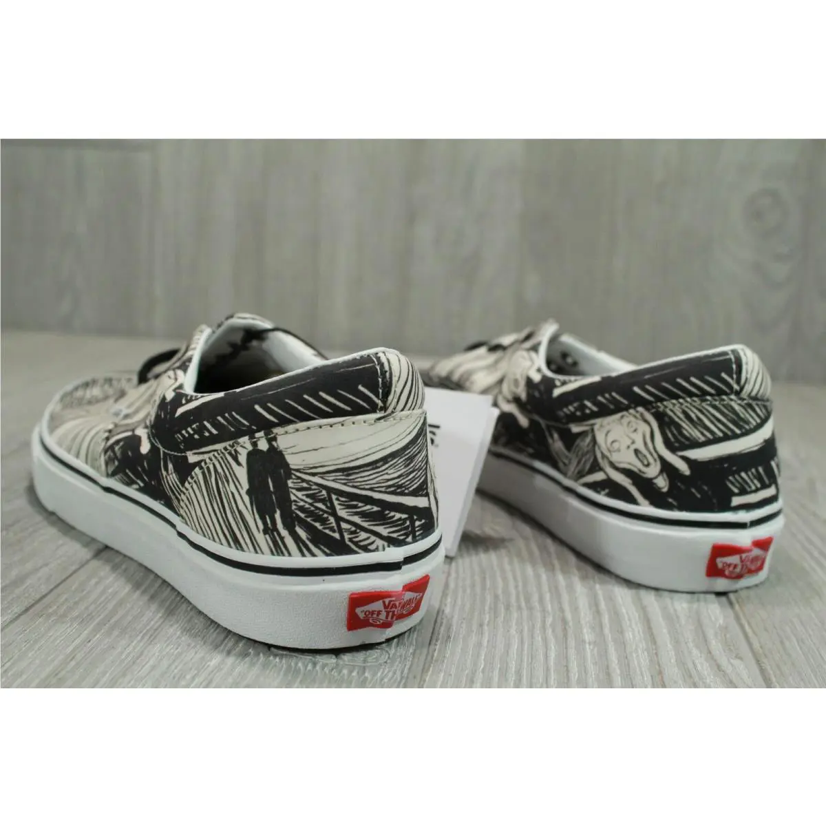 Vans shoes - MOMA The Scream Edward Munch Era - white 3