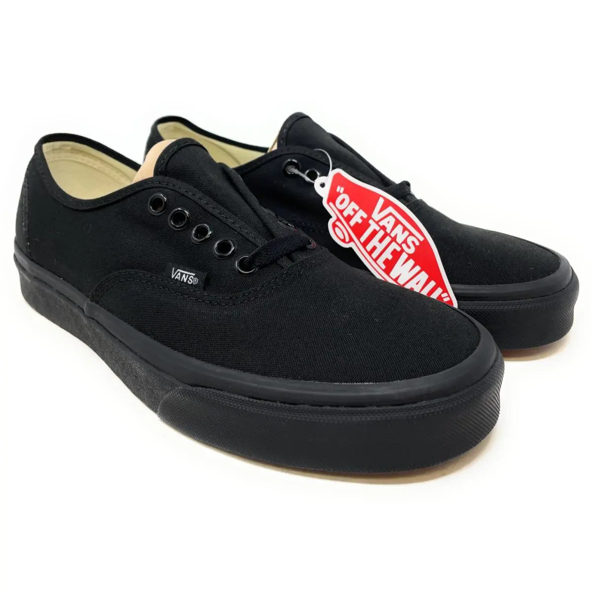 Vans Authentic Skateboarding Shoes Black/black Men/women - Black