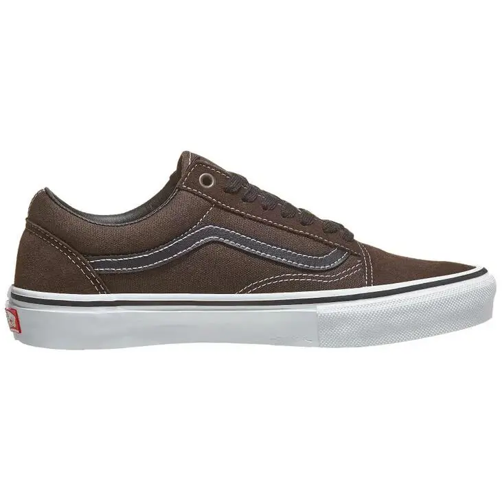 D Vans Skate Old Skool Chocolate / White VN0A2Z32CHT1 Skateboarding Shoes - Chocolate