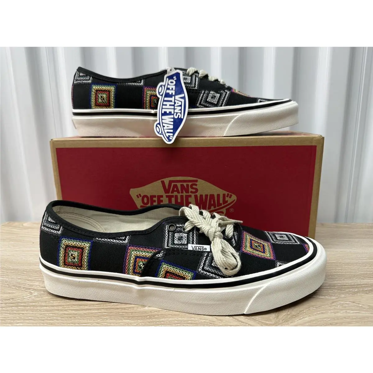 Vans shoes - Granny Check Authentic 44 DX - VN0A7Q5CBLK - Black 4