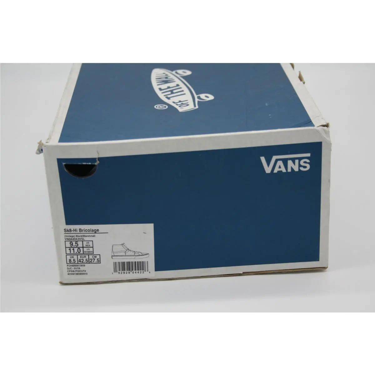 Vans shoes - Vans Sk8 Hi - VN0A45K3VSL - Vintage Black/Mashmellow 16