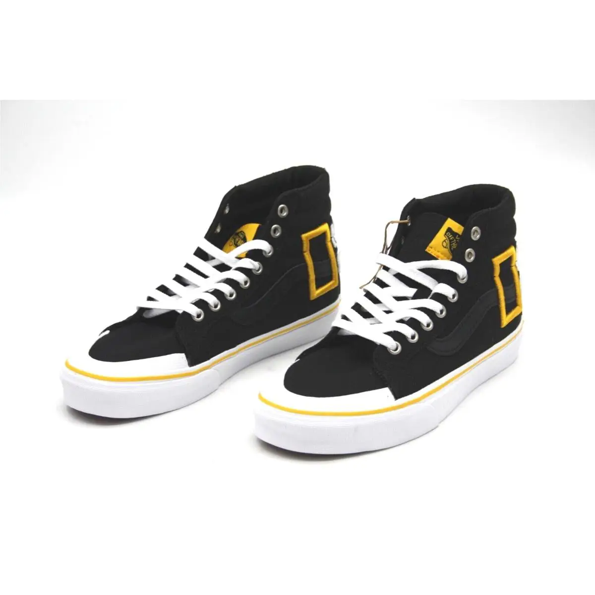 Vans shoes - VANS Sk8-Hi - SK8HI - Black & Yellow 2