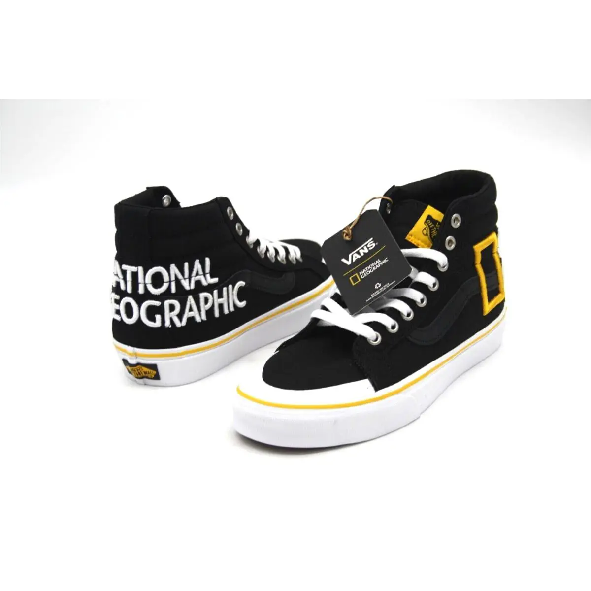 Vans shoes - VANS Sk8-Hi - SK8HI - Black & Yellow 3