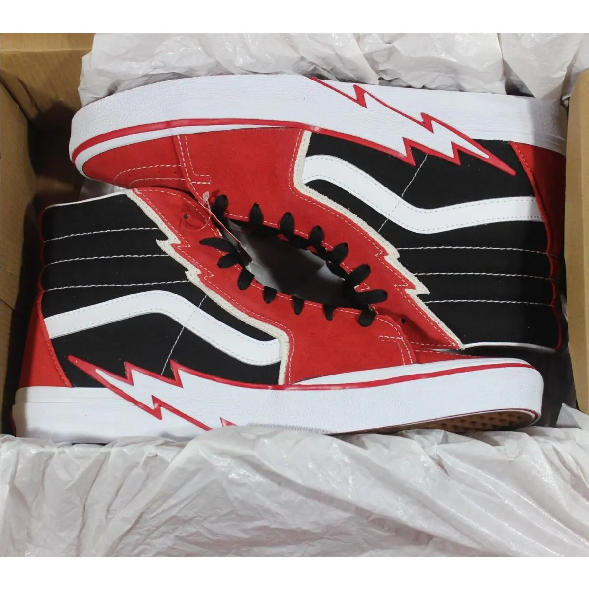 Vans shoes - VANS Sk8-Hi - VN0A5JIVYHU - Red, Manufacturer: Black/White/Checkerboard 1