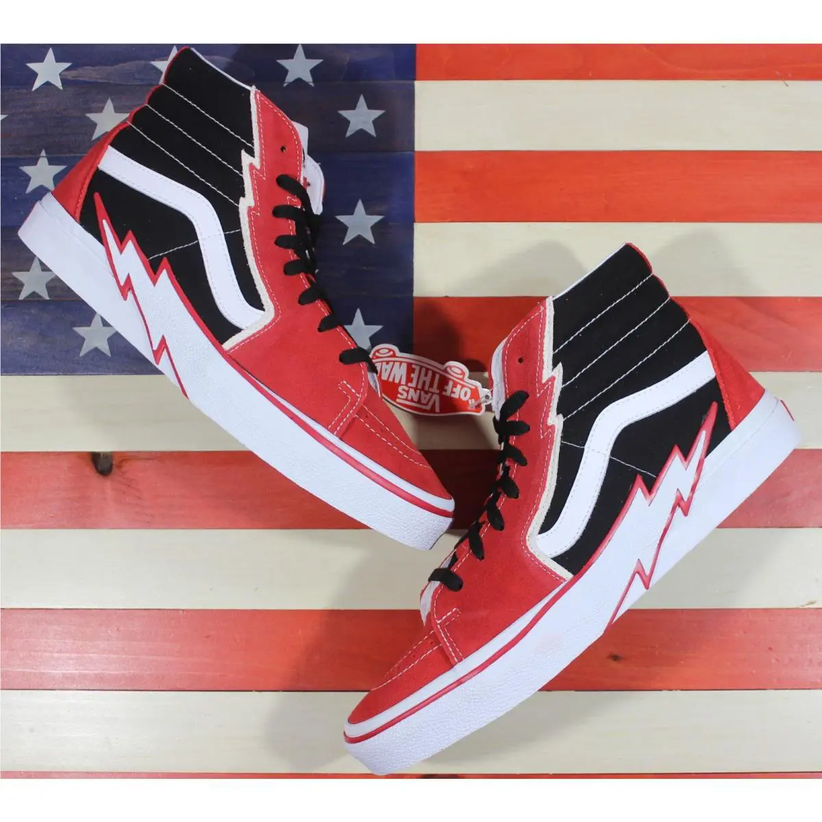 Vans shoes - VANS Sk8-Hi - VN0A5JIVYHU - Red, Manufacturer: Black/White/Checkerboard 2