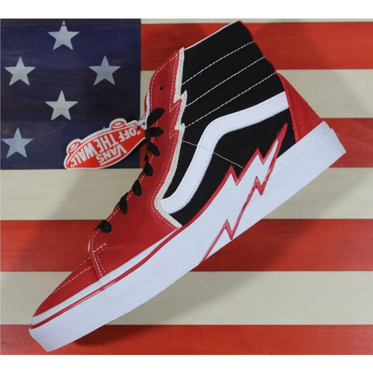 Vans shoes - VANS Sk8-Hi - VN0A5JIVYHU - Red, Manufacturer: Black/White/Checkerboard 11