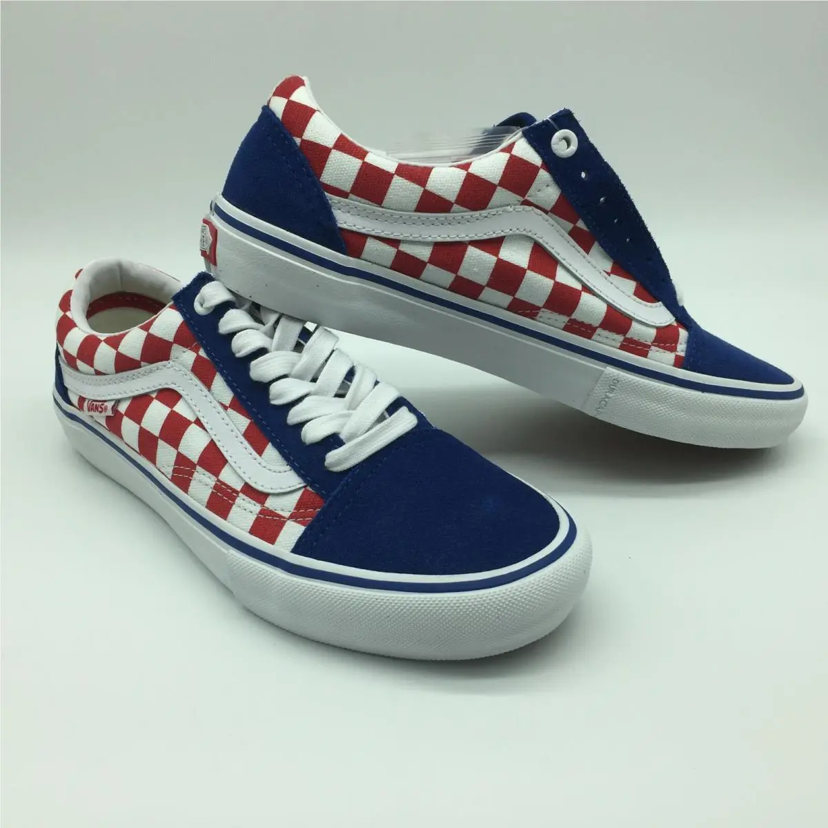 Vans Men/women`s Shoes Old Skool Pro Primary Red/blue/yellow