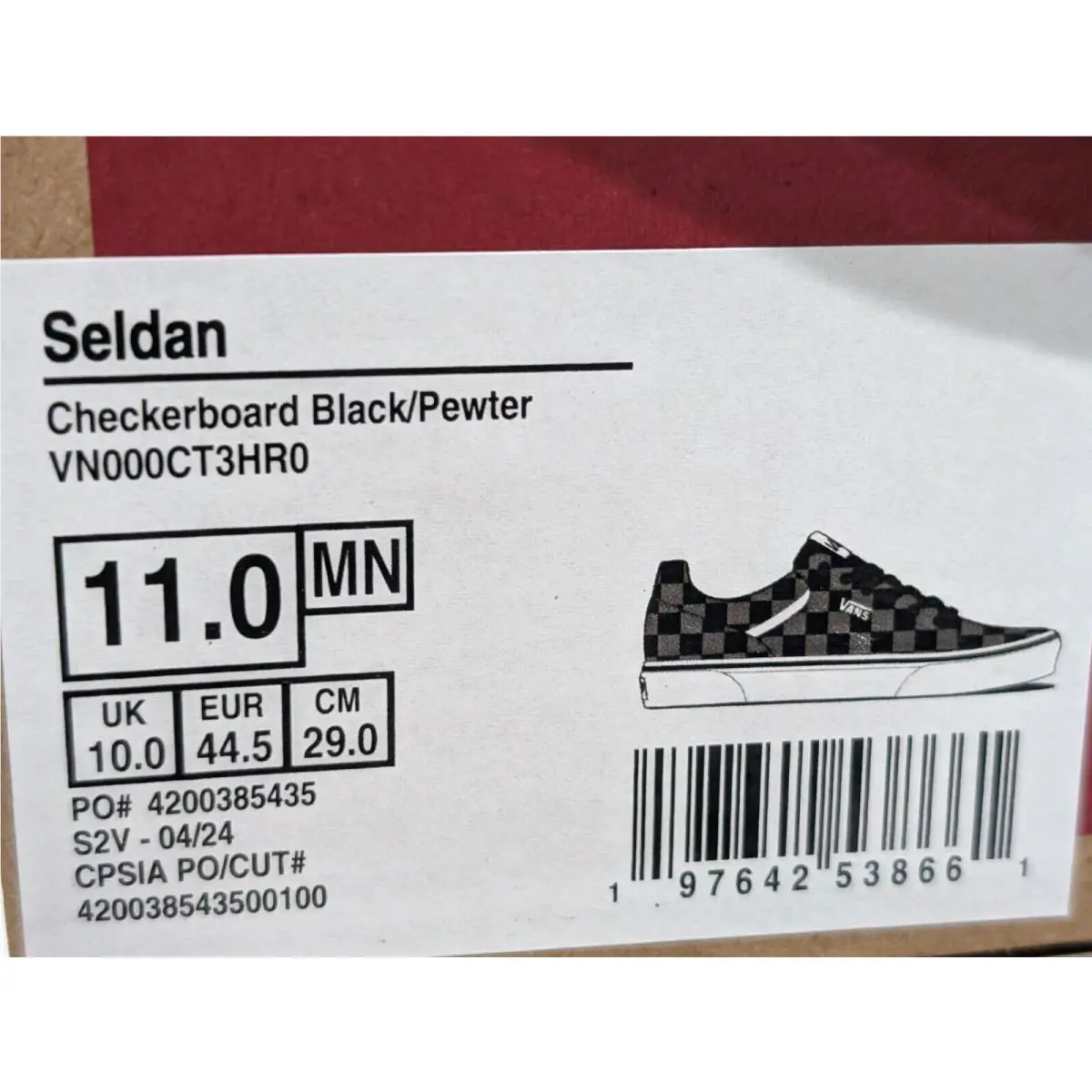 Vans shoes - VANS Seldan - Seldan - VN000CT3HR0 - Black/Pewter 8